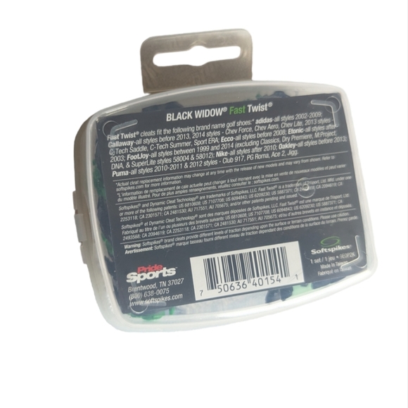 softspikes black widow cleats